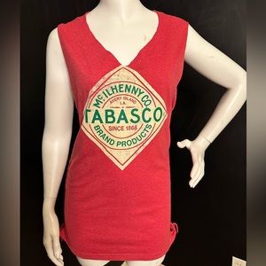 Tabasco custom cut t-shirt